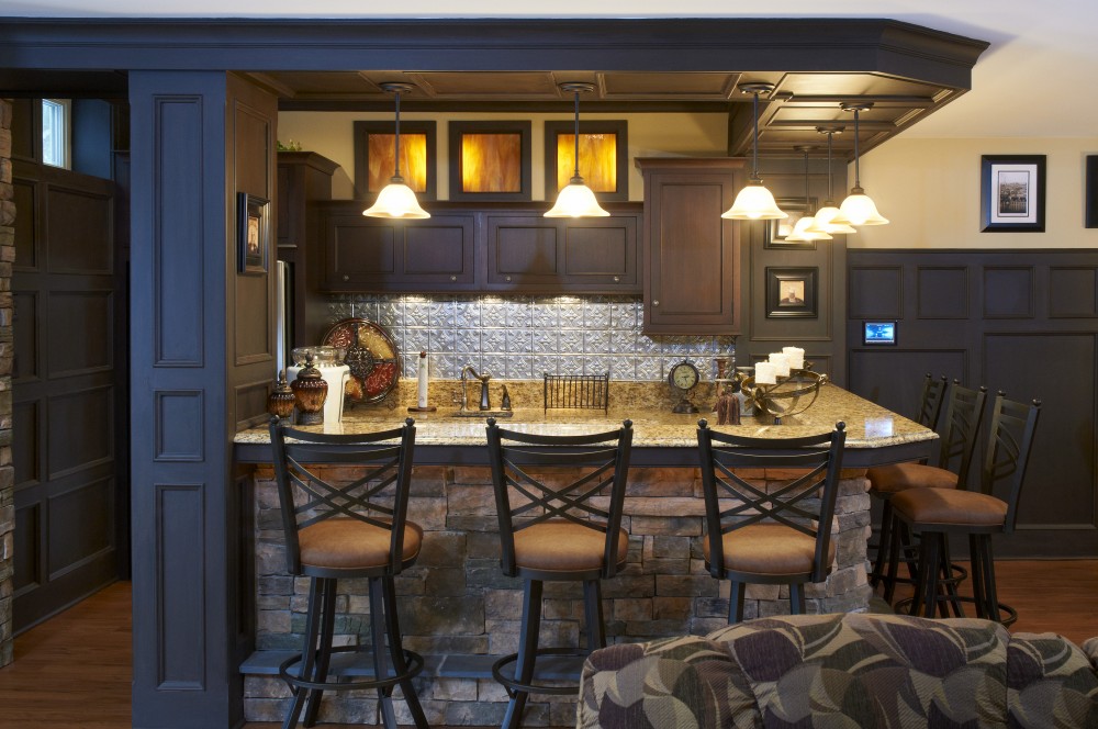 Photo By Renovations By Garman. Finished Basement