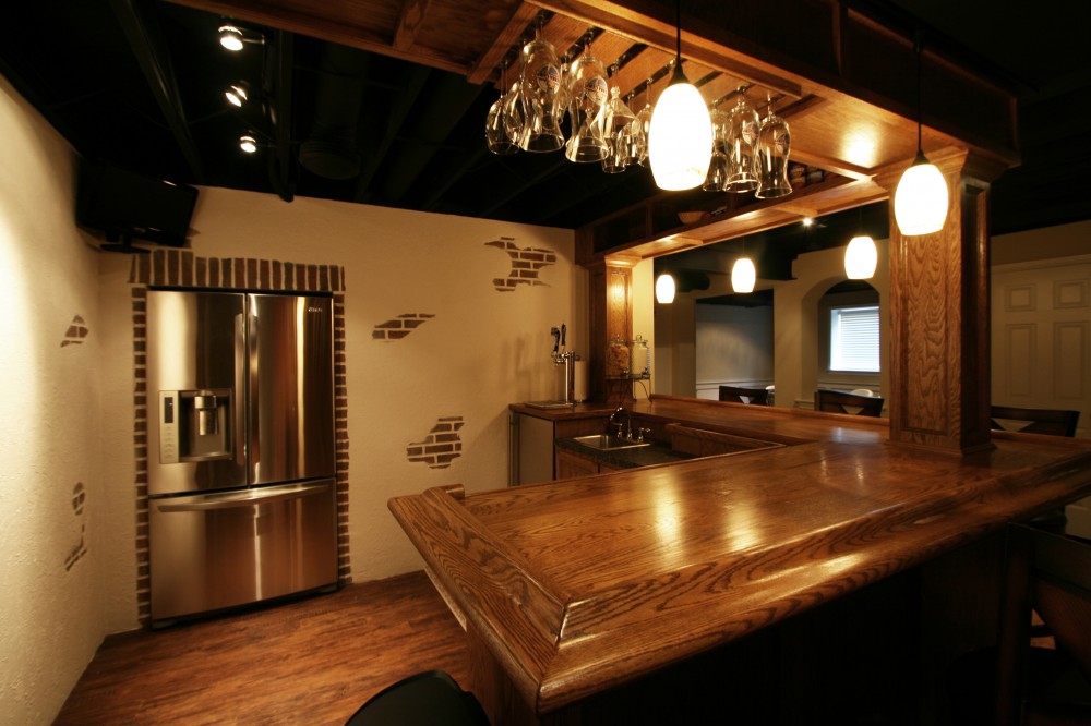 Photo By Renovations By Garman. Finished Basement