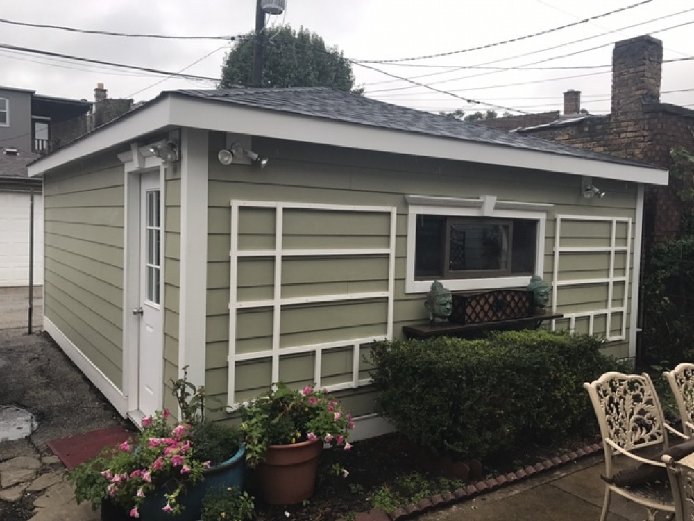 Photo By Pro Home 1. New James Hardie Siding On This Enclosed Porch And Garage