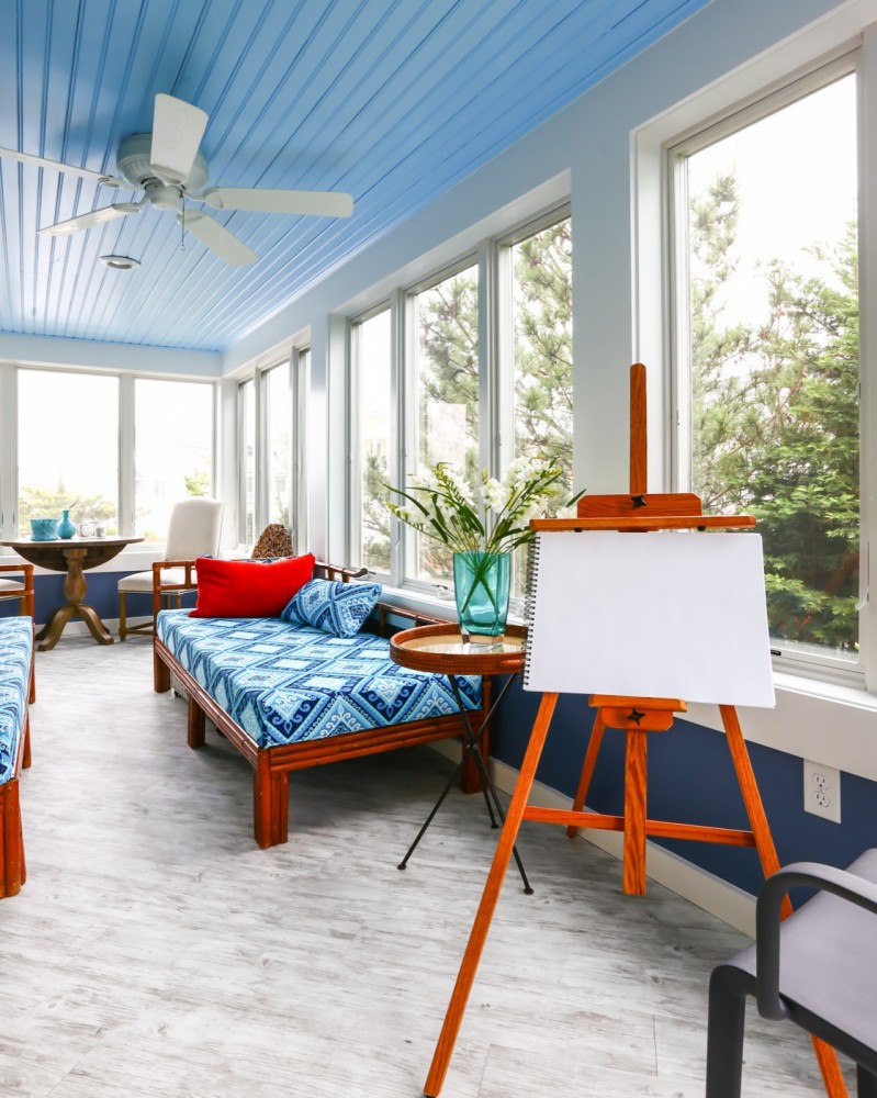 Photo By Boardwalk Builders. Porch & Bath Remodel 