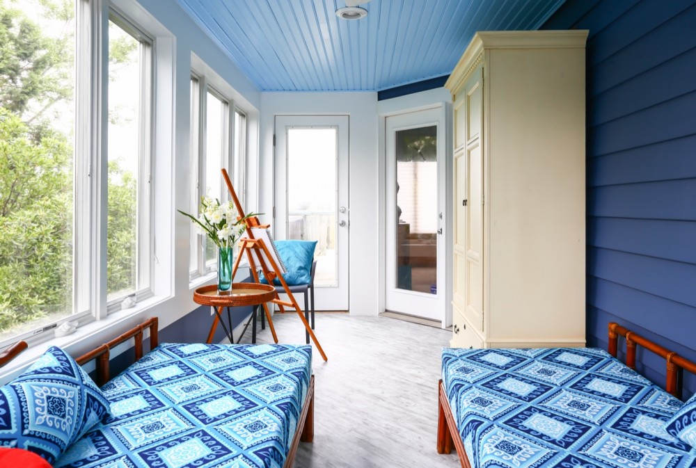 Photo By Boardwalk Builders. Porch & Bath Remodel 