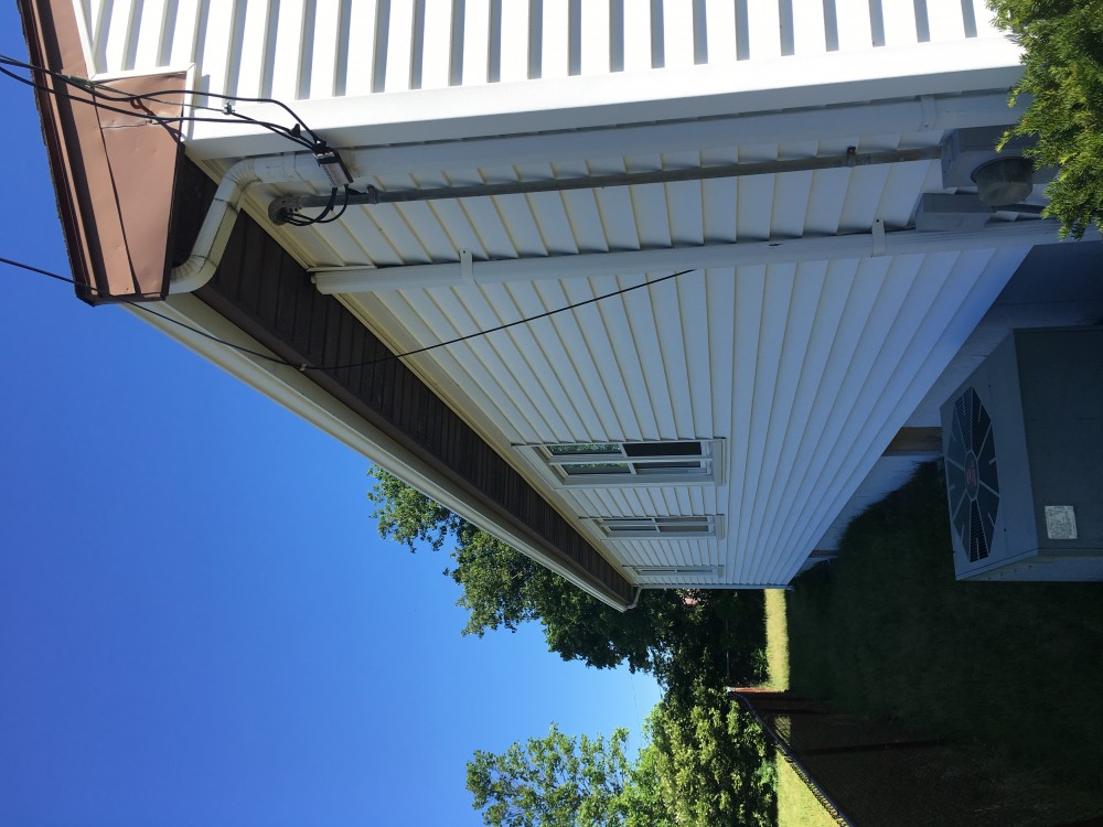 Photo By Beantown Home Improvements. New Trim Wrapped With PVC Trimcoil And New Soffitt