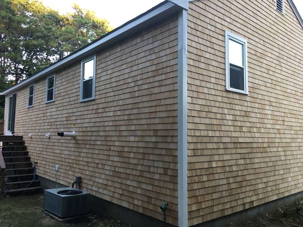 Photo By Beantown Home Improvements. New Roof, Windows, Slider And Cedar Siding