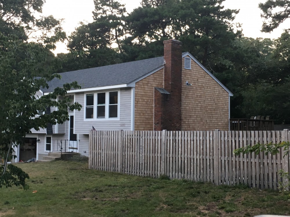 Photo By Beantown Home Improvements. New Roof, Windows, Slider And Cedar Siding