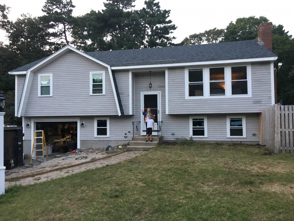 Photo By Beantown Home Improvements. New Roof, Windows, Slider And Cedar Siding