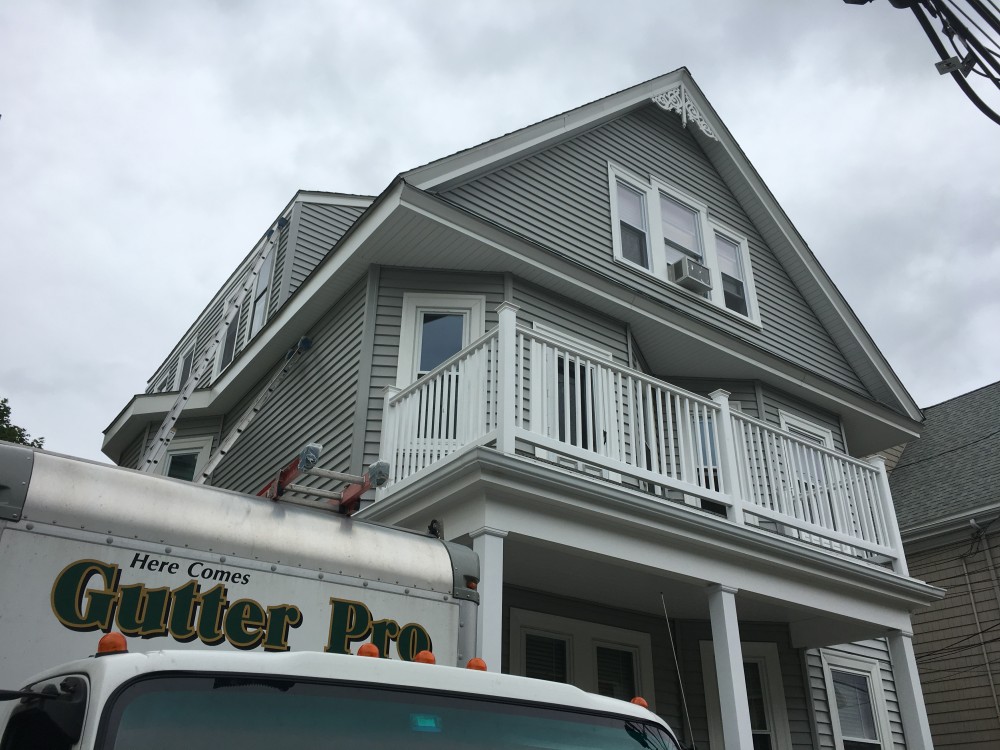 Photo By Beantown Home Improvements. New Windows, Vinyl Siding And Gutters