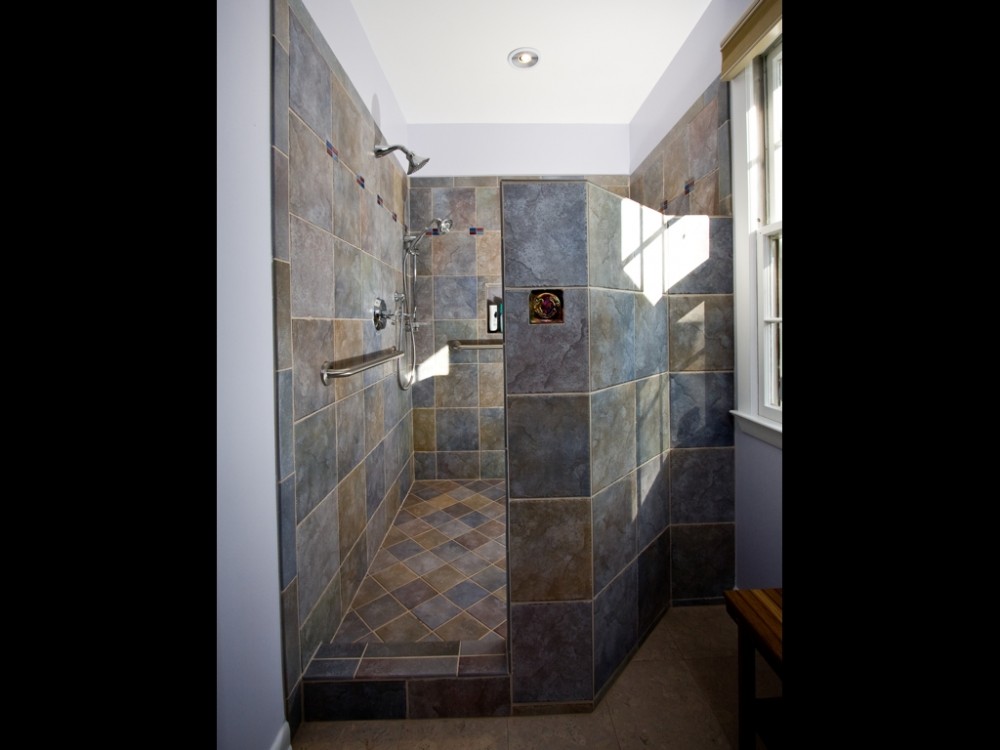Photo By Golden Rule Creative Remodel. Sky And Stone Bath