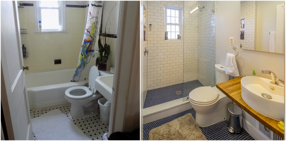 Photo By Hopkins & Porter Construction, Inc.. Before & After 