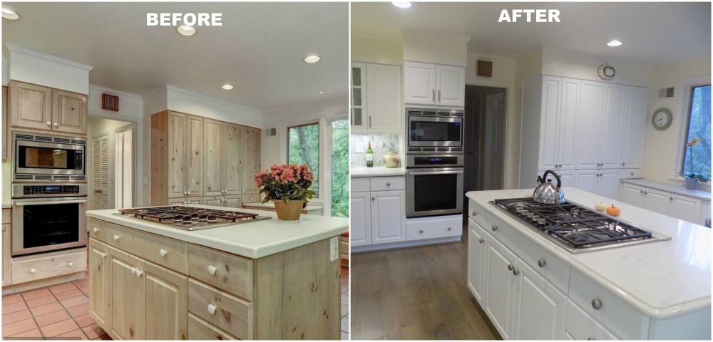 Photo By Hopkins & Porter Construction, Inc.. Before & After 
