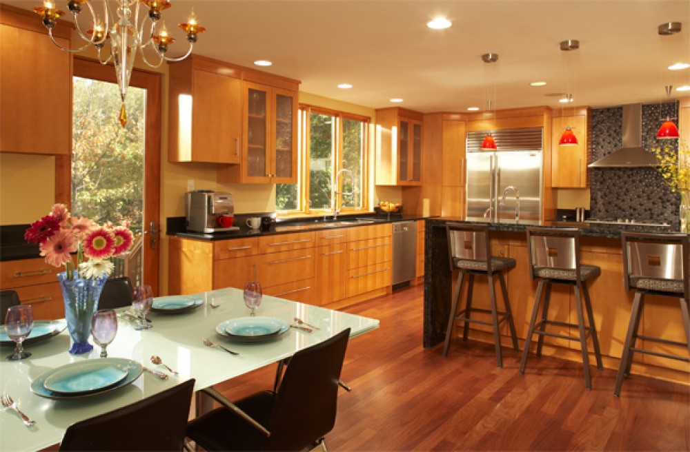 Photo By Sylvestre Construction Inc. Kitchen/Dining Room