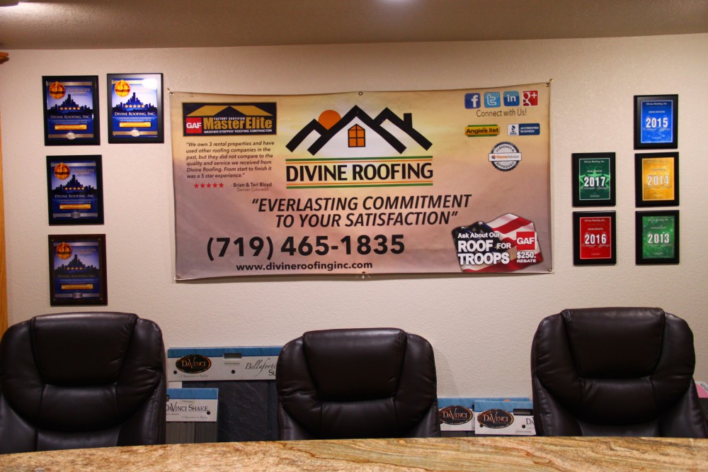 Photo By Divine Roofing, Inc.. Our Office