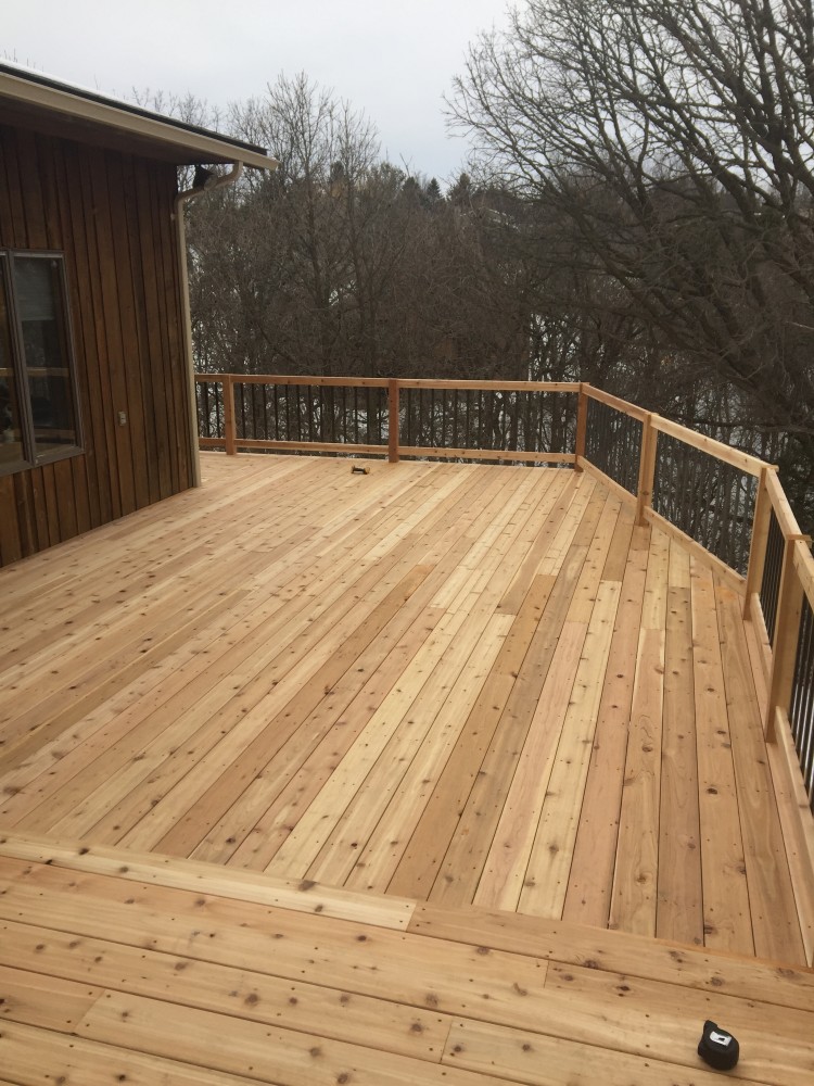 Photo By Juranek Home Improvement. Gorgeous Cedar Deck