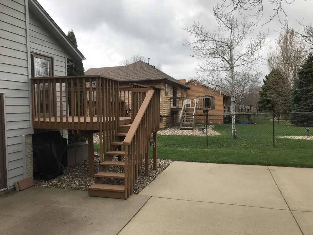 Photo By Juranek Home Improvement. Cedar Deck