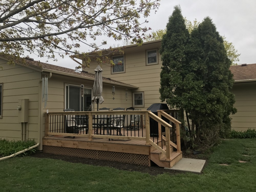 Photo By Juranek Home Improvement. Cedar Deck
