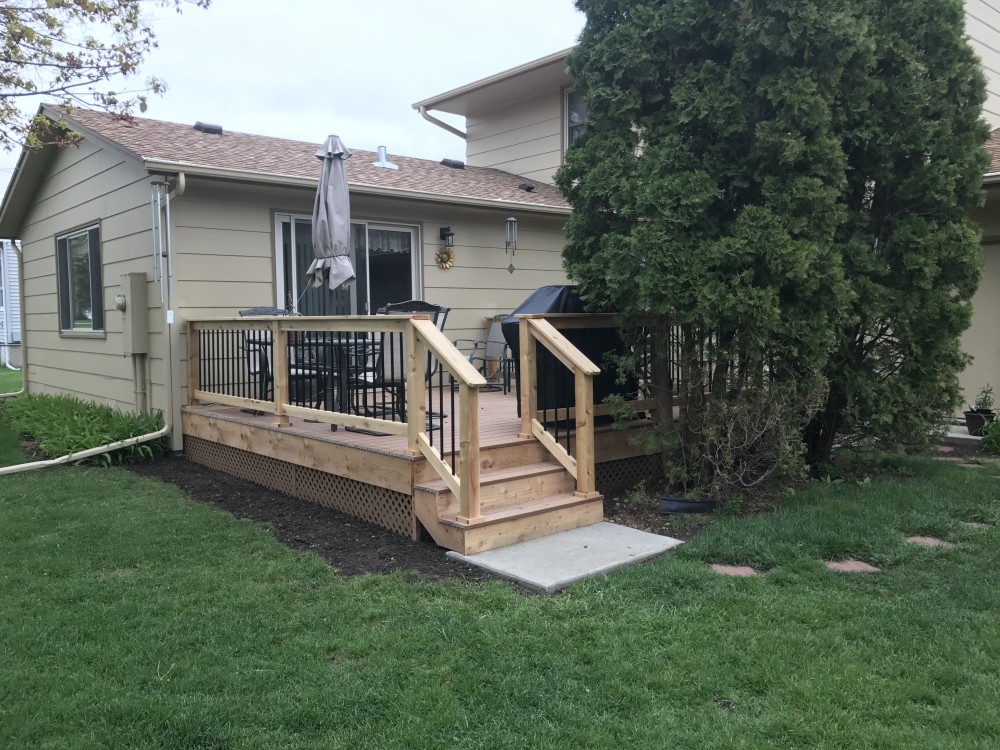 Photo By Juranek Home Improvement. Cedar Deck