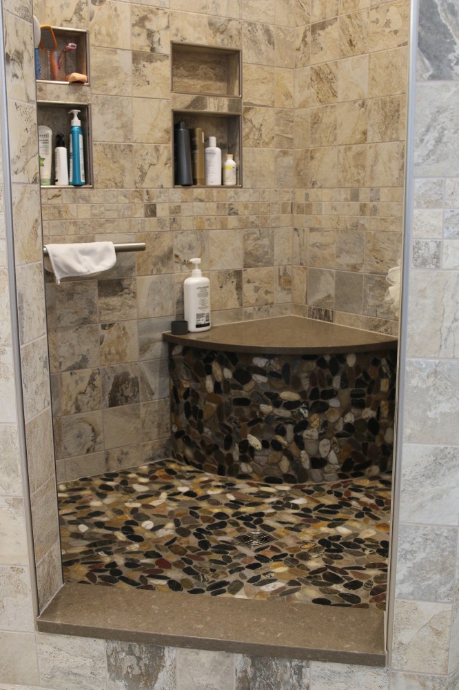 Photo By Prendergast Construction. Master Bathroom Renovation