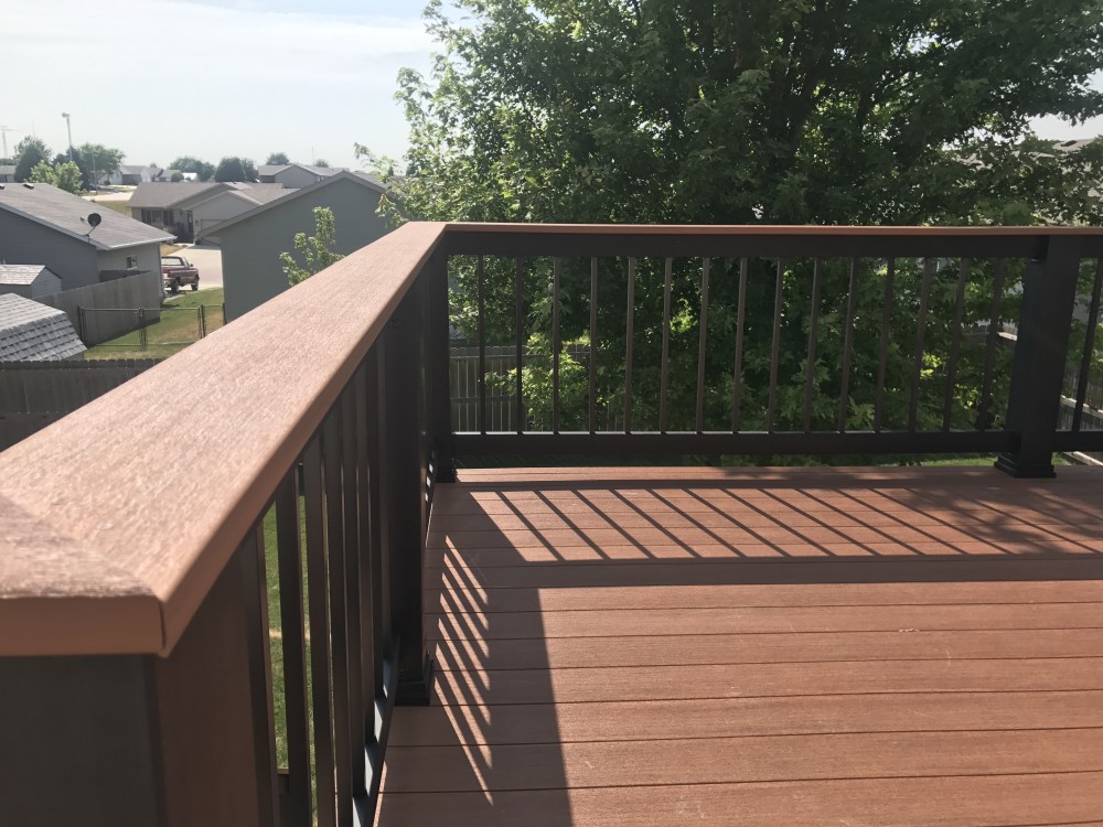 Photo By Juranek Home Improvement. Azek Deck With Cedar Rim Joists
