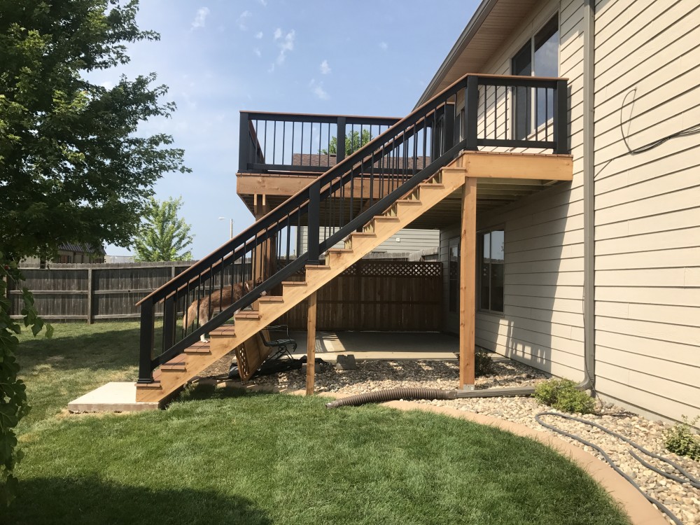 Photo By Juranek Home Improvement. Azek Deck With Cedar Rim Joists