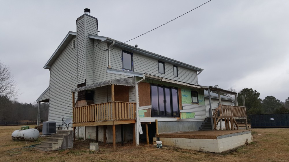 Photo By All American Exteriors. Farmhouse Remodel