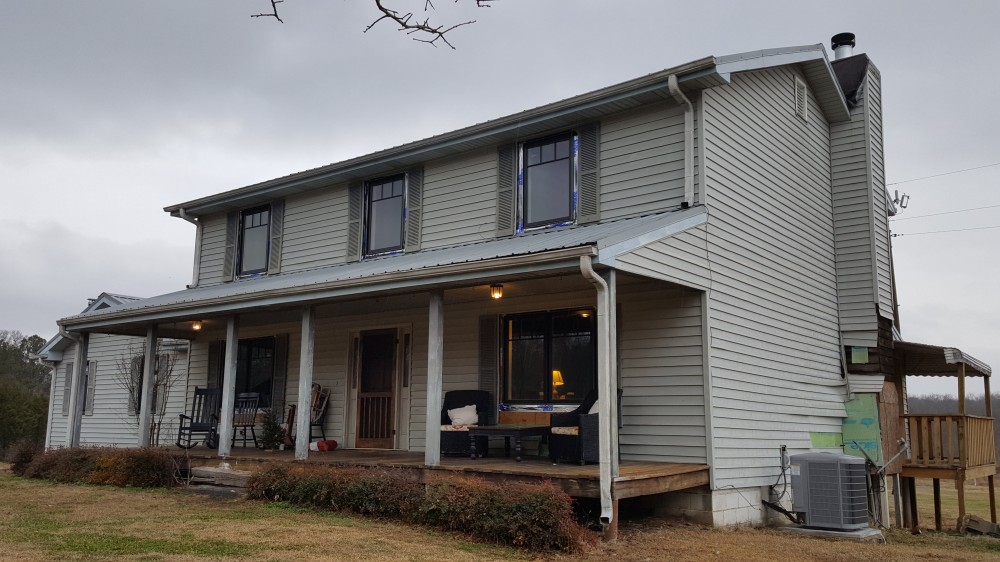 Photo By All American Exteriors. Farmhouse Remodel