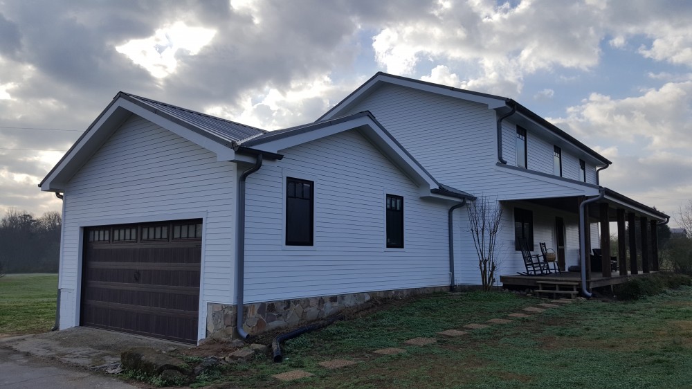 Photo By All American Exteriors. Farmhouse Remodel