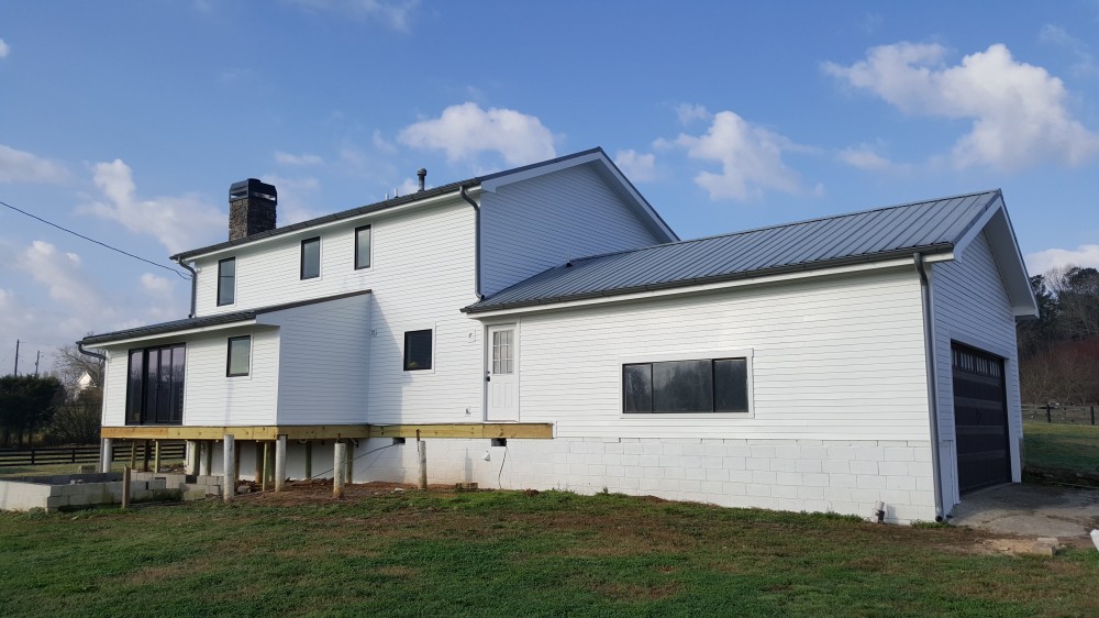 Photo By All American Exteriors. Farmhouse Remodel