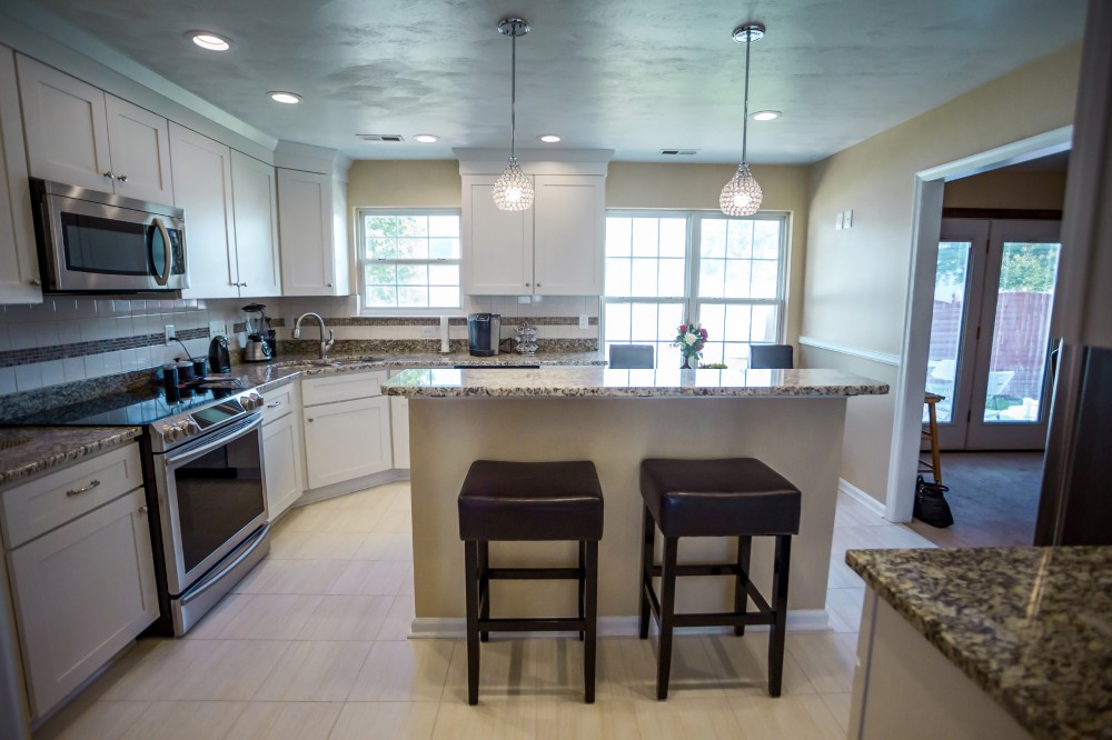 Photo By The Roofing Company. Kitchen Remodel Shoveler Court, Hampton, VA