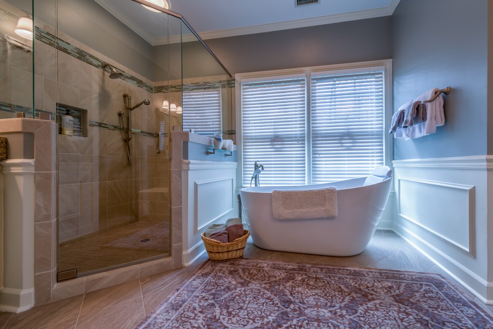 Photo By The Roofing Company. Master Bath Point Heron Drive, Newport News, VA Photo By The Roofing Company. Master Bath Point Heron Drive, Newport News, VA