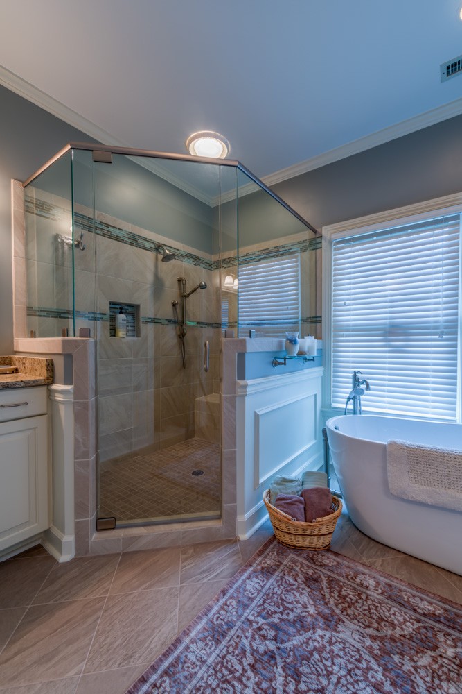 Photo By The Roofing Company. Master Bath Point Heron Drive, Newport News, VA