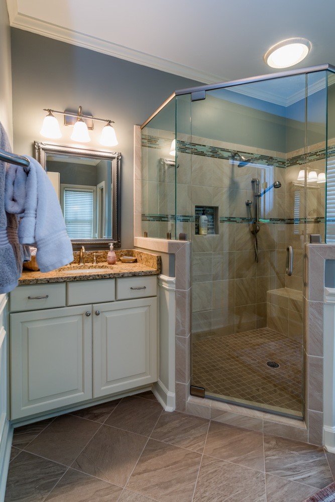 Photo By The Roofing Company. Master Bath Point Heron Drive, Newport News, VA