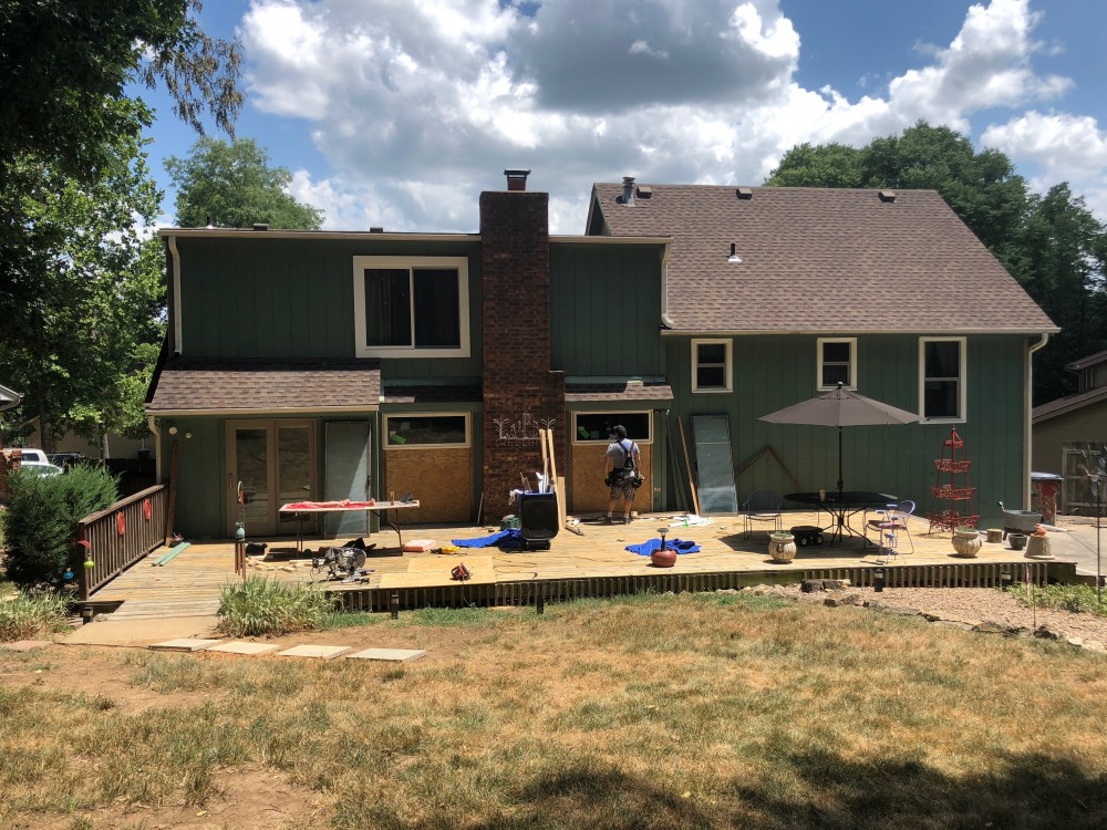Photo By StateLine Exteriors. Windows And James Hardie Siding