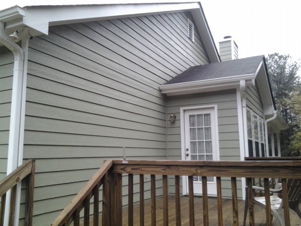 Photo By All American Exteriors. Sherwin Williams Emerald Paint