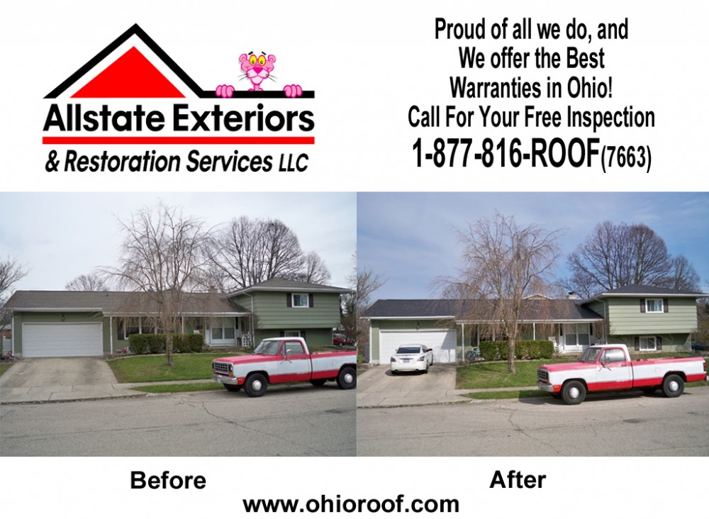 Photo By Allstate Exteriors, Inc.. Before & Afters