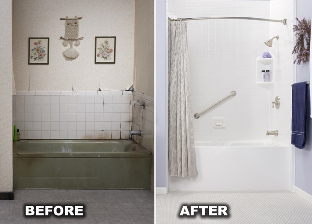 Photo By BathWraps. Before And After
