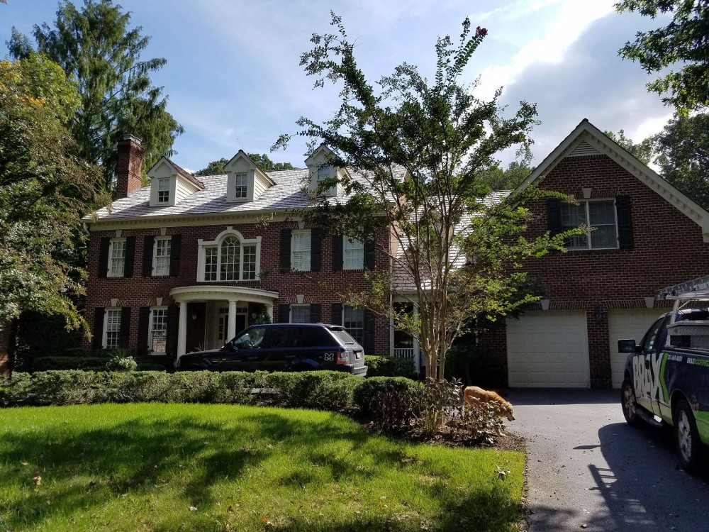 Photo By BRAX Roofing. Cedar Shake Roof Replacement 