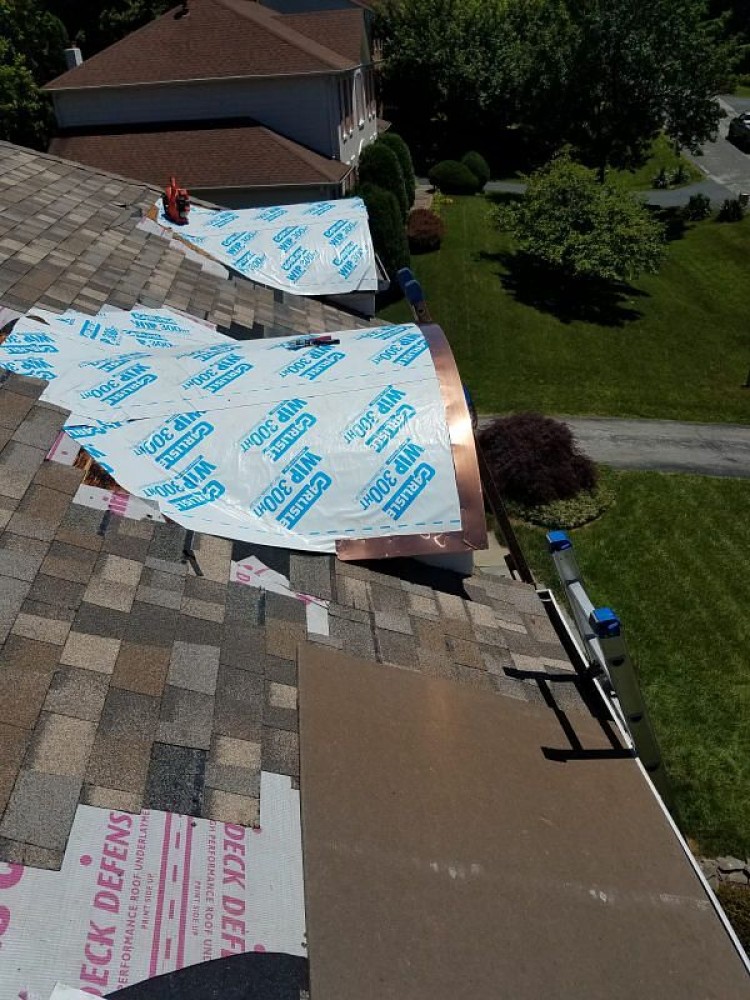 Photo By BRAX Roofing. Copper Roof Replacement 