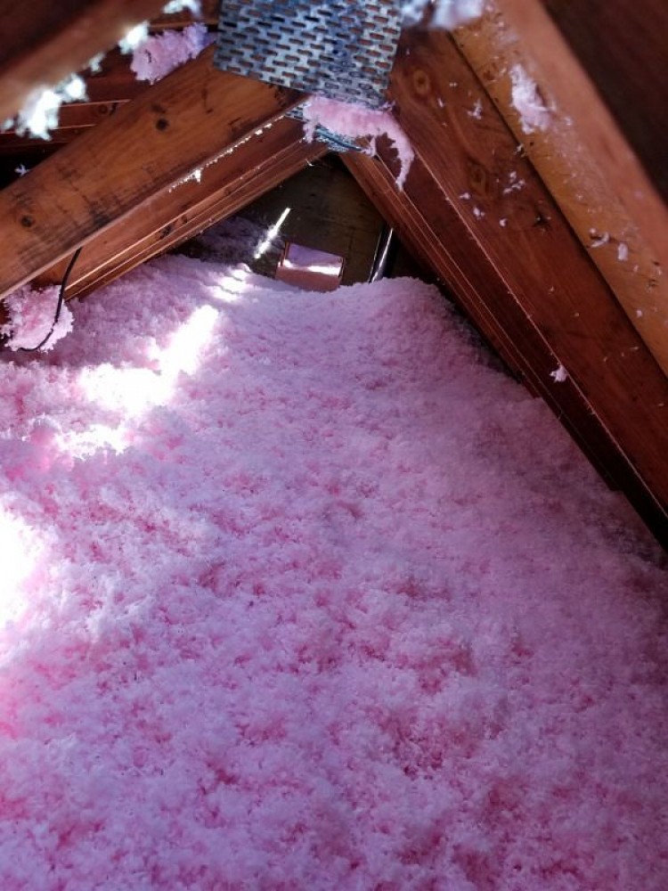 Photo By BRAX Roofing. R60 Owens Corning Pro Cat Attic Insulation 