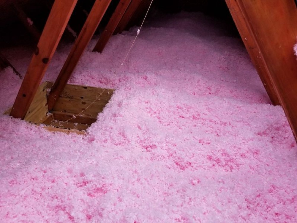 Photo By BRAX Roofing. R60 Owens Corning Pro Cat Attic Insulation 