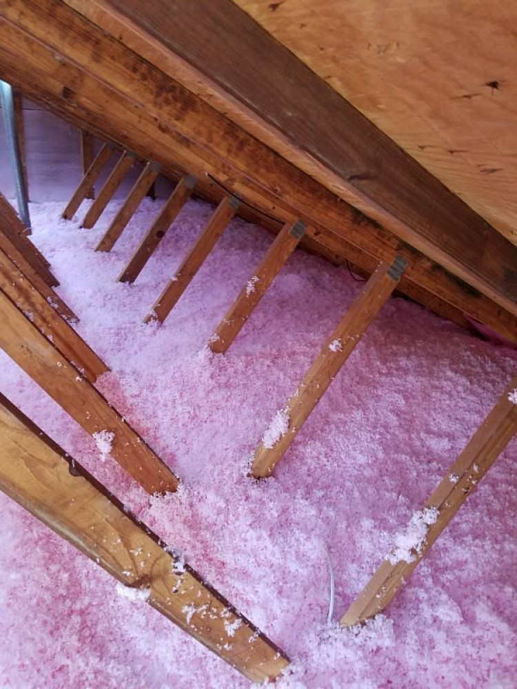Photo By BRAX Roofing. Attic Insulation 