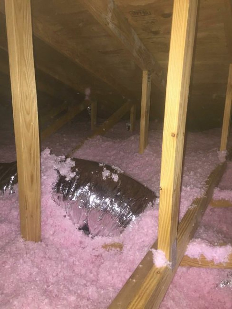 Photo By BRAX Roofing. Attic Insulation 