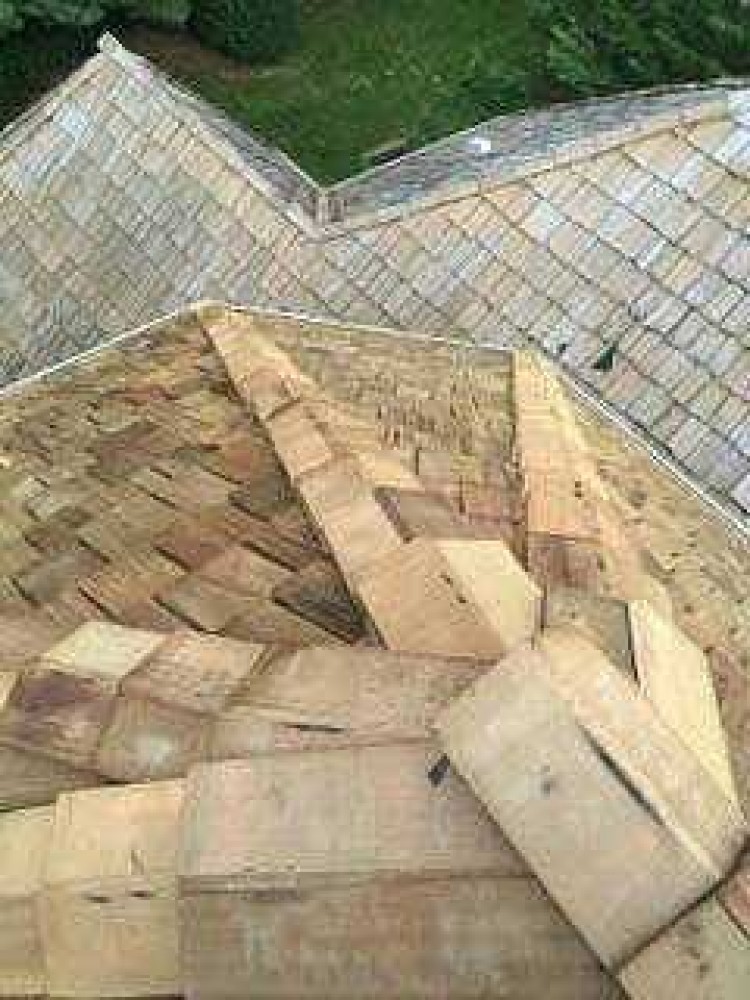 Photo By BRAX Roofing. Cedar Shake Roof Replacement 