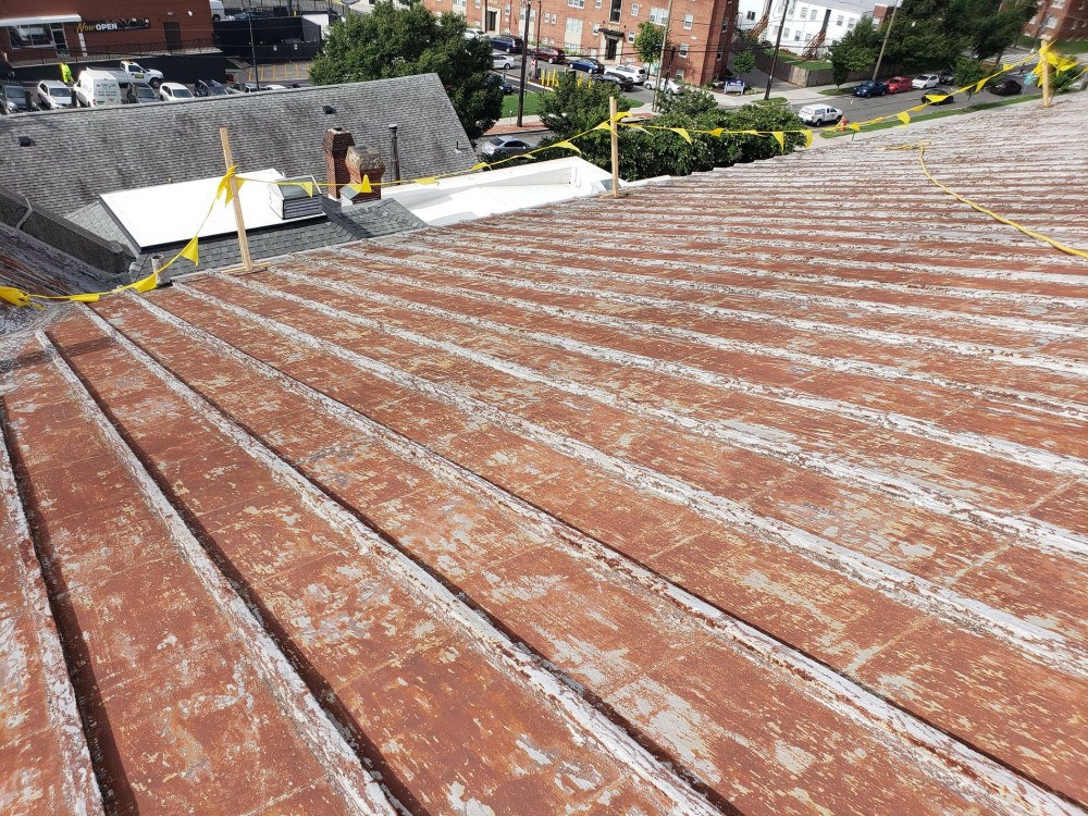 Photo By BRAX Roofing. Silicone Roof Coating 