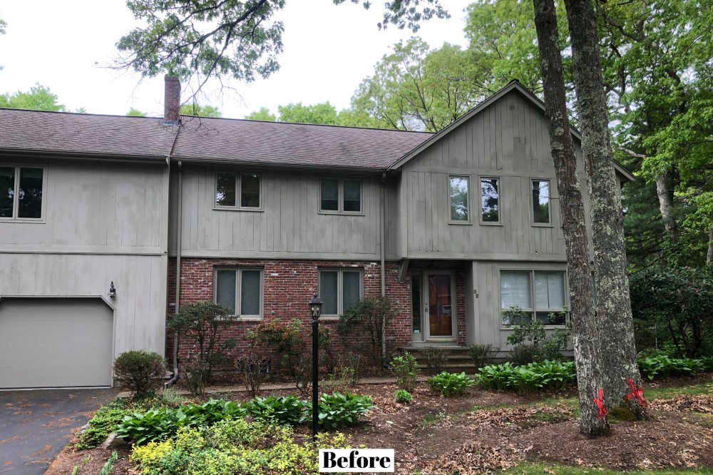 Photo By Beantown Home Improvements. New Vinyl Shingle Siding