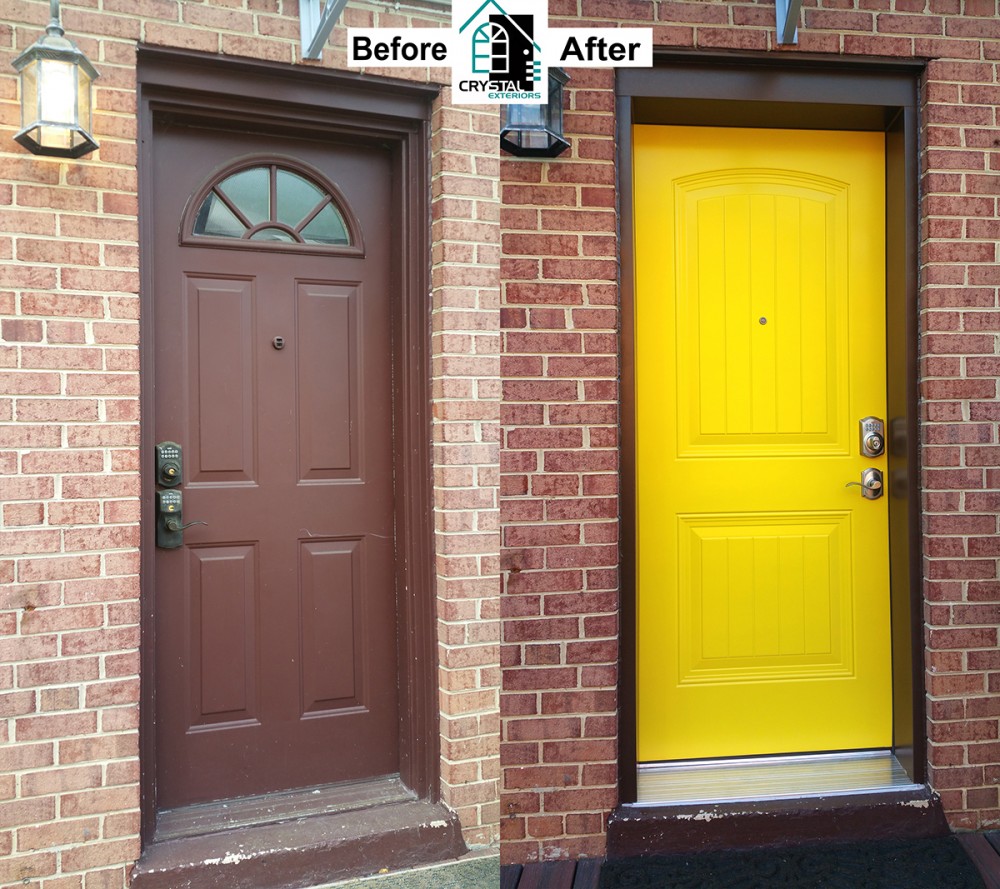 Photo By Crystal Exteriors LLC. Door Projects