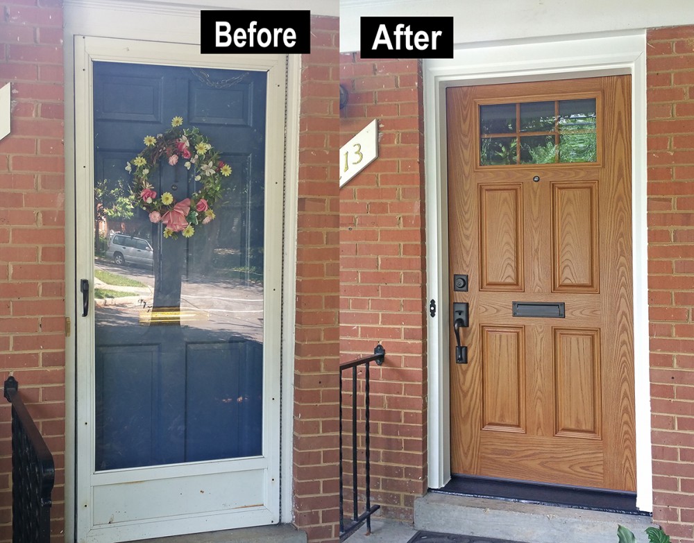 Photo By Crystal Exteriors LLC. Door Projects