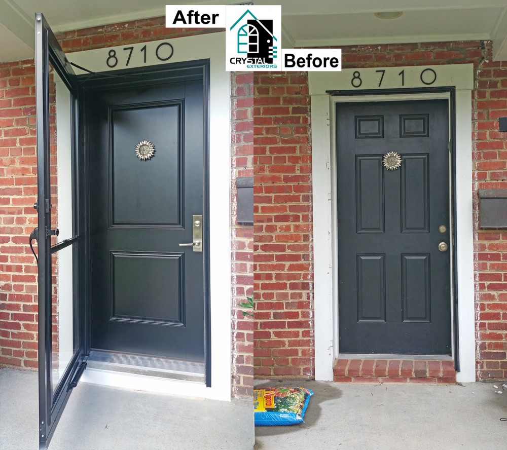 Photo By Crystal Exteriors LLC. Door Projects