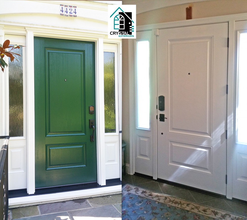 Photo By Crystal Exteriors LLC. Door Projects