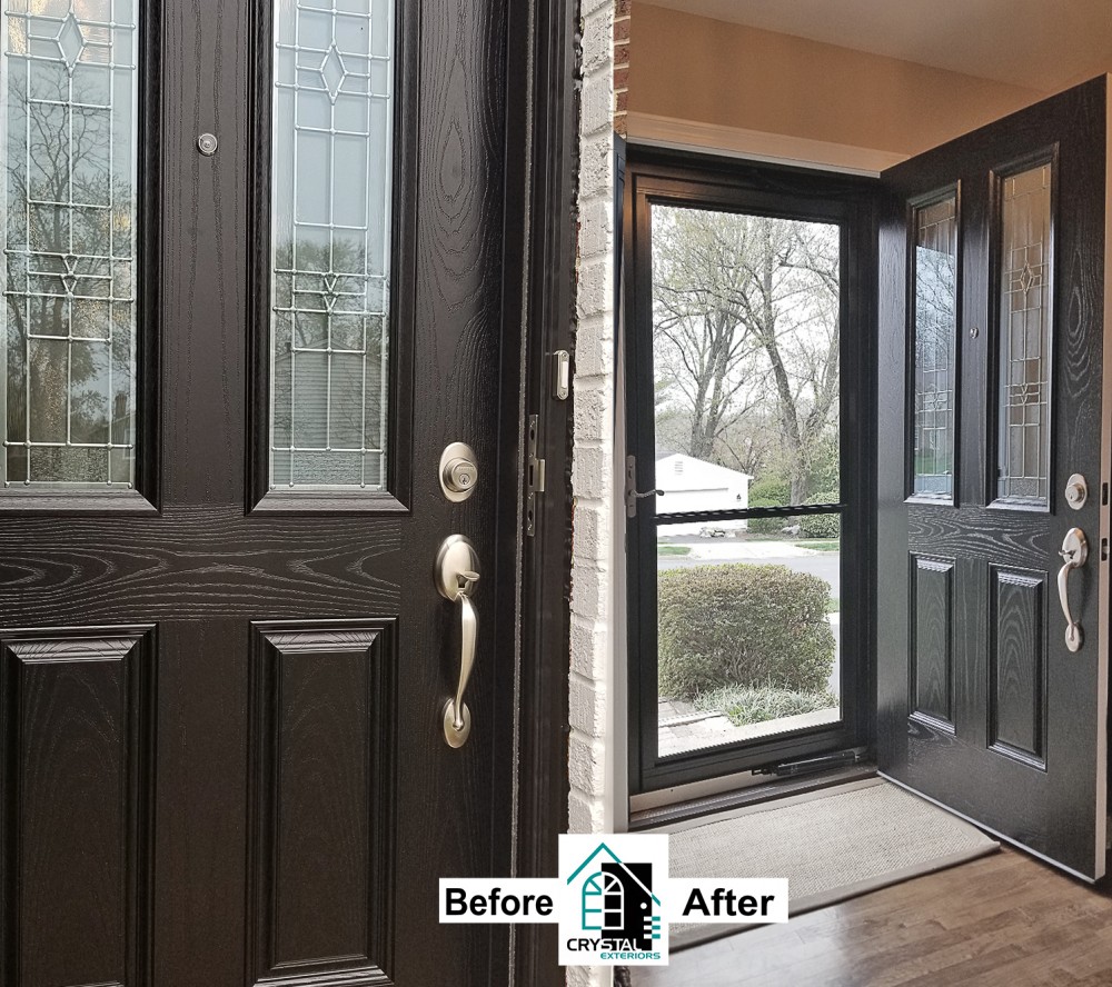 Photo By Crystal Exteriors LLC. Door Projects