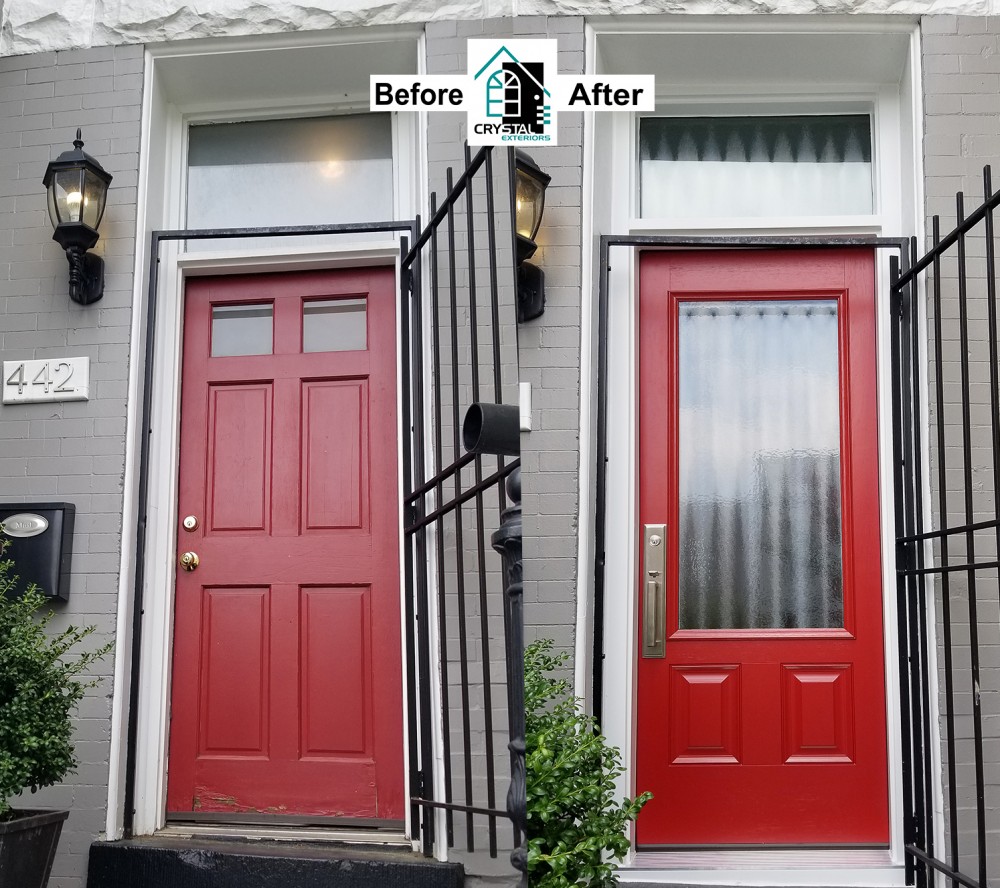 Photo By Crystal Exteriors LLC. Door Projects