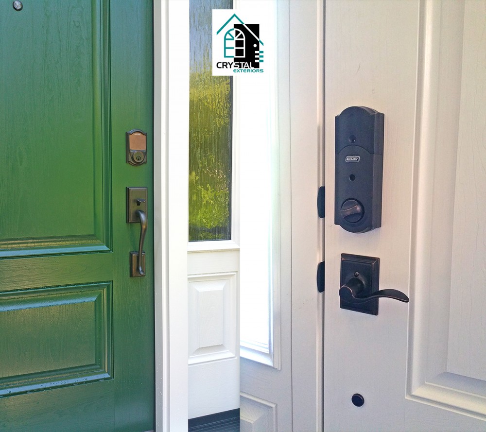 Photo By Crystal Exteriors LLC. Door Projects